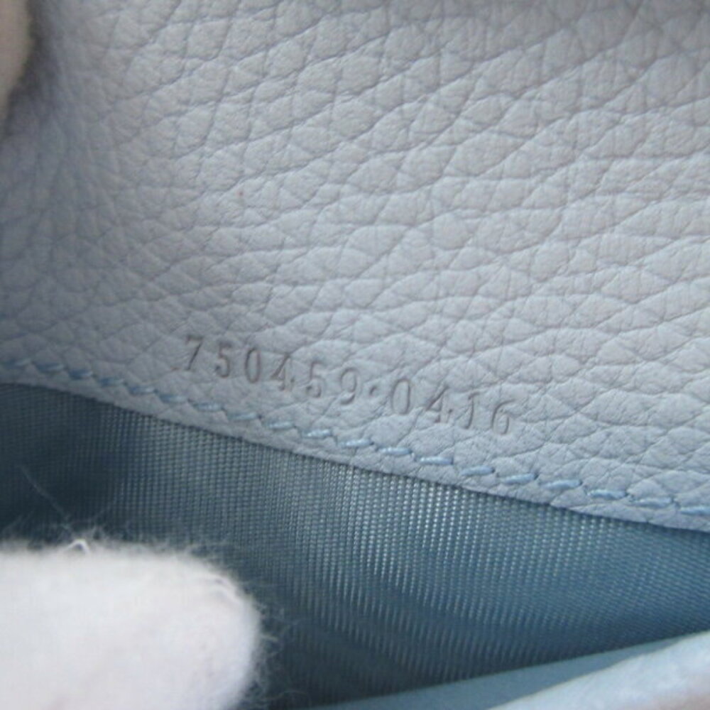 Gucci Interlocking Gg Leather Python Blue Bifold … - image 6